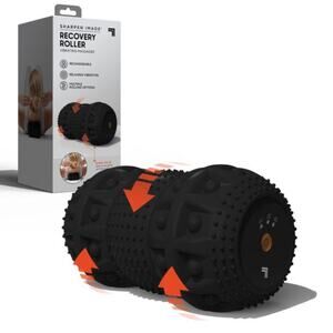 Sharper Image Massager Fit Roller Vibrating Sport Recovery Device
